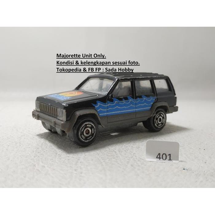 Majorette Jeep Cherokee Beach Hitam