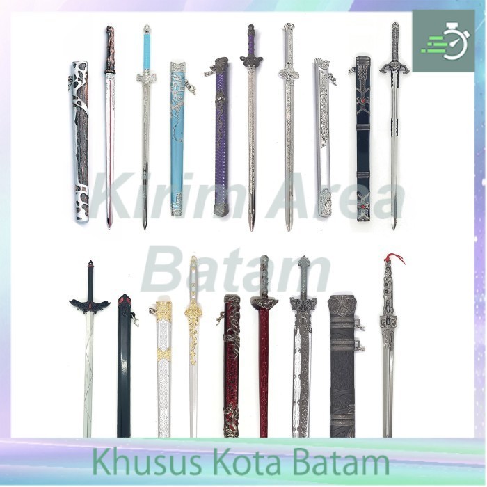 Gantungan kunci keychain pedang 22 cm chen qing ling untamed suibian