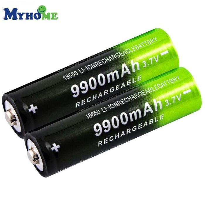 GTF 3.7V 18650 9900mAh Baterai Isi Ulang Kapasitas Tinggi Li-ion Baterai Isi Ulang Untuk Senter Torc
