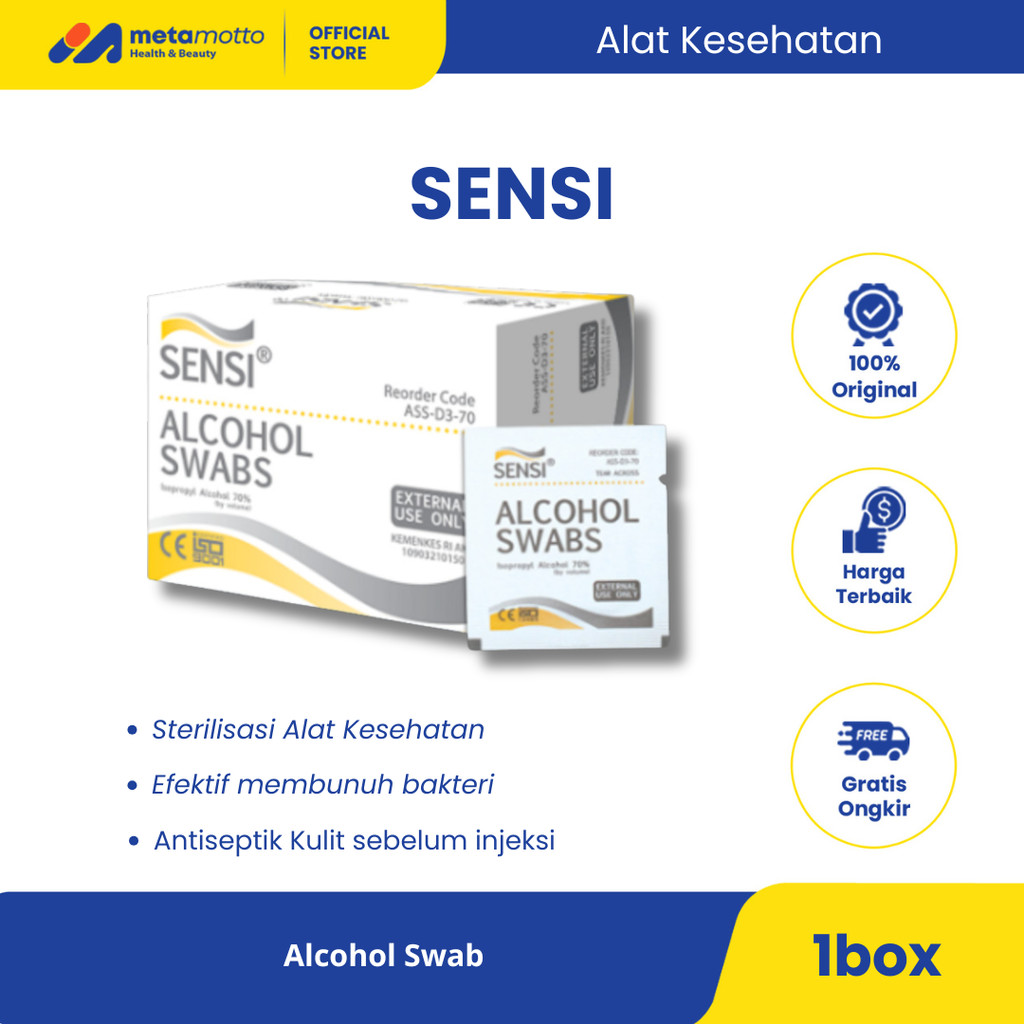 Sensi Alcohol Swab - Alkohol Swab Steril