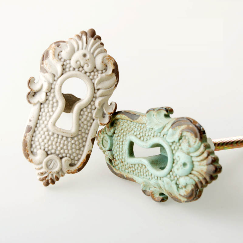 Gagang Pintu Lemari Model Keyhole - Gagang Pintu Lemari Klasik Eropa dari Paduan Seng, Gagang Laci K