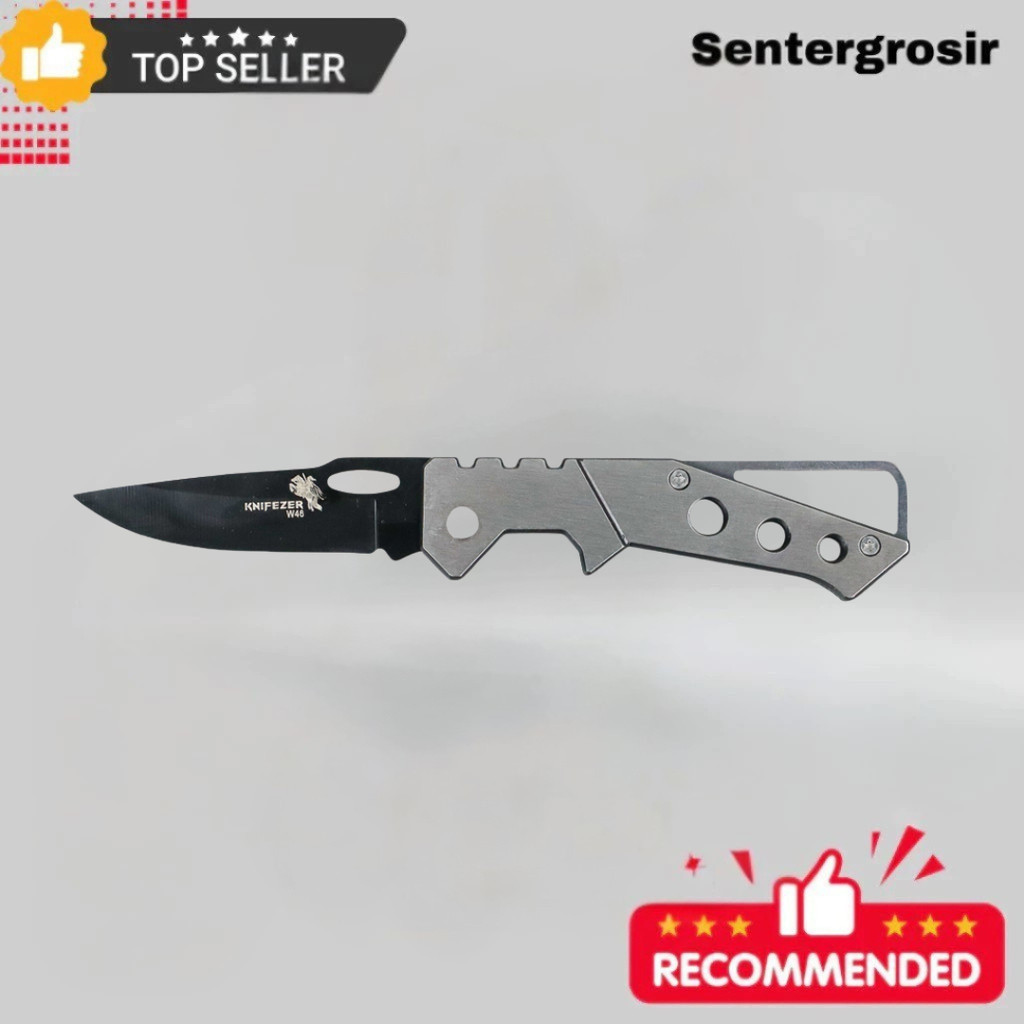 Pisau Lipat Survival KNIFEZER - Kompak, Tajam & Mudah Dibawa
