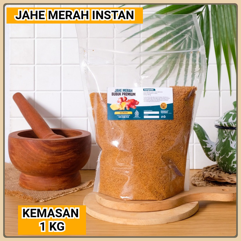 Jahe Merah Bubuk / Jahe Merah Bubuk Instant / Bubuk Jahe Merah 1kg