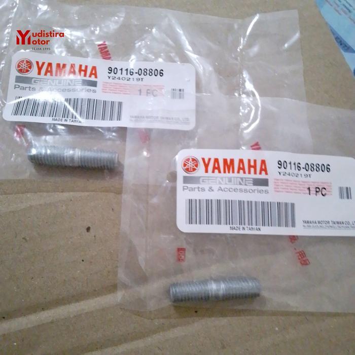 Baut kenalpot head silinder Yamaha Mio soul carburator