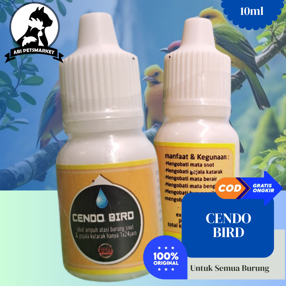 Cendo Bird Obat Burung Sakit Mata Katarak Berlendir Berair