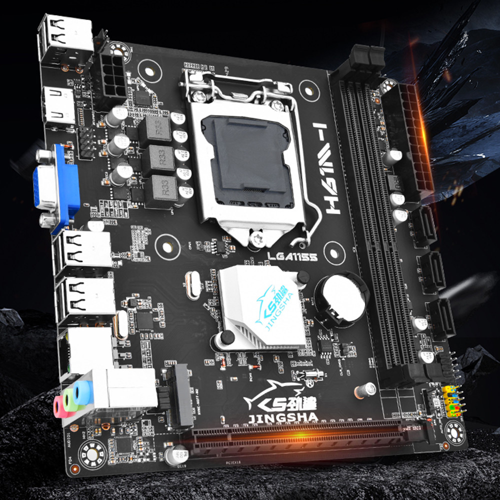 H61M-I Desktop Motherboard LGA1155 PC Mainboard M.2 NVME Computer Main Board