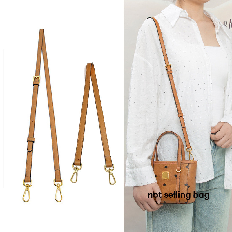 Synthetic Leather Purse Strap Replacement Crossbody Handbag Long Adjustable Strap for MCM Mini/Small
