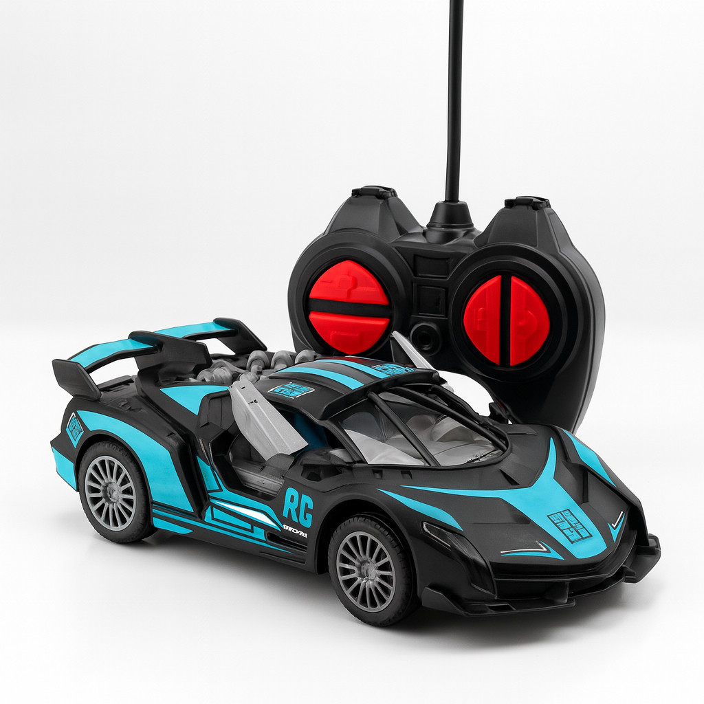 NEW - MAINAN MOBIL RC SEDAN BUKA PINTU 4 CHANNEL EXTREME SPORT HYPER CAR RACING