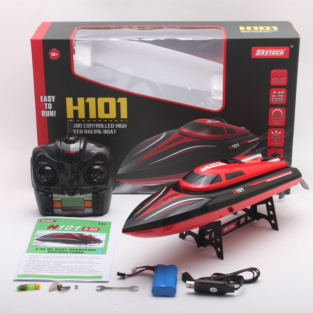 High Speed Racing Boat Model H100 H101 H102 H106 2.4g 150m Remote Control stance 30km/h Mode Swit Se