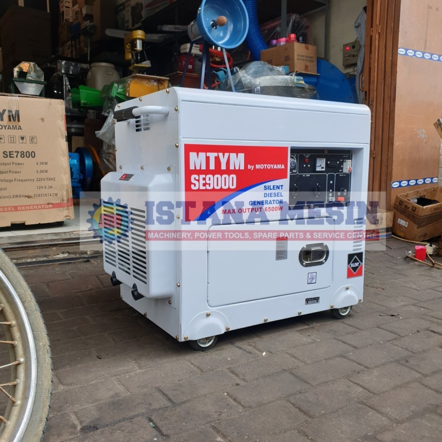 8KVA GENSET DIESEL SOLAR SILENT GENSET 6500W STARTER MOTOYAMA SE9000