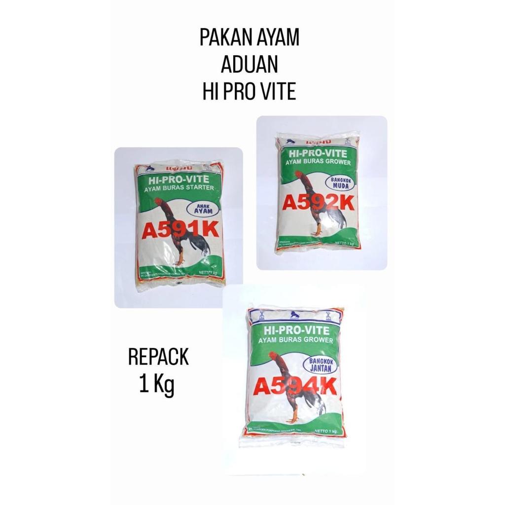 Pakan Ayam Aduan PUR Repack 1 Kg HI PRO VITE - A 594 K