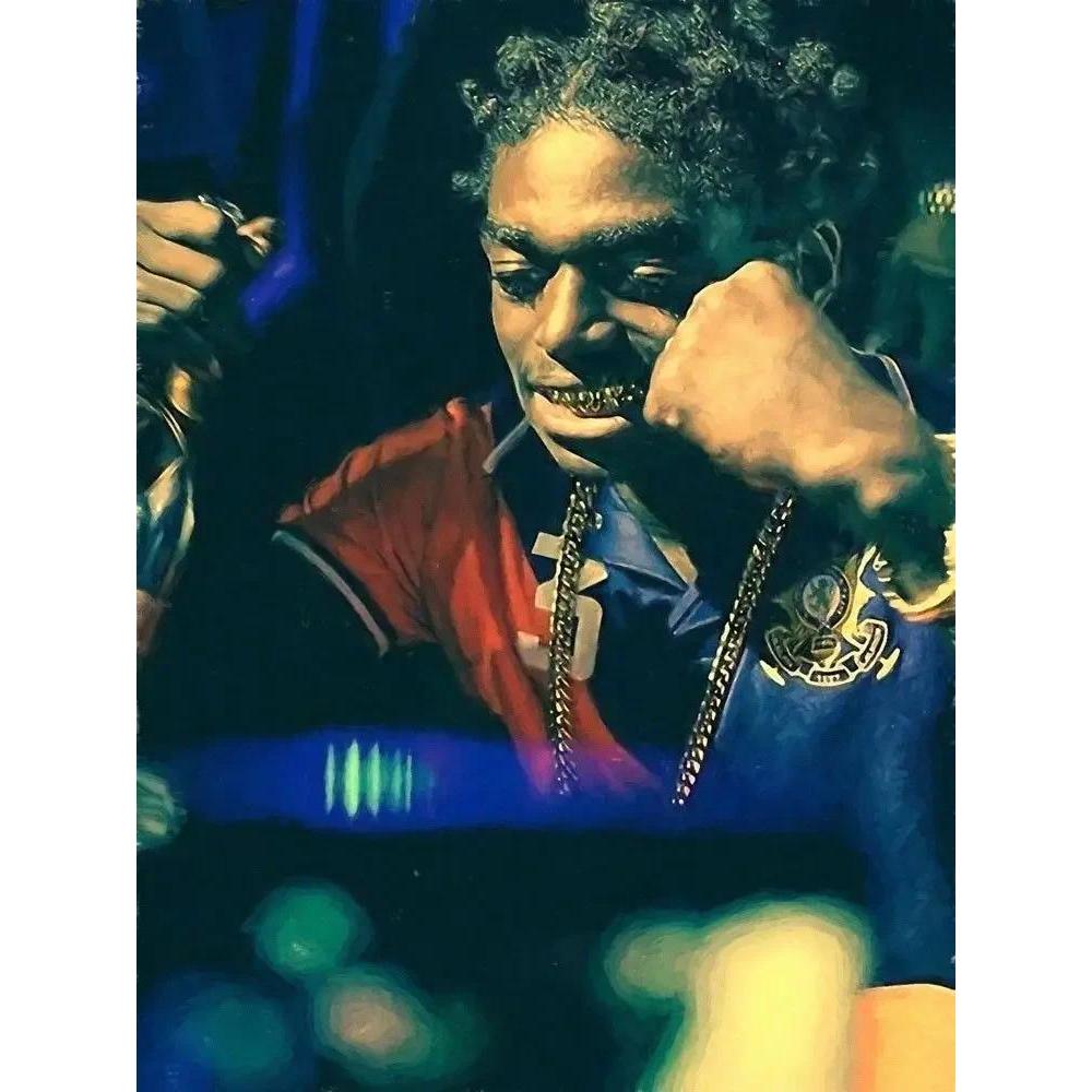 Home Decor Kodak Black Rapper Music Star 1-Silk Art Poster Wall Sticker Decoration Gift