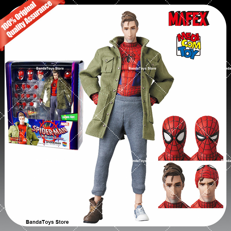 In Stock 100% Original Mafex 235 Spider-Man Into the Spider Verse No. 235 Spider Man Peter B. Parker