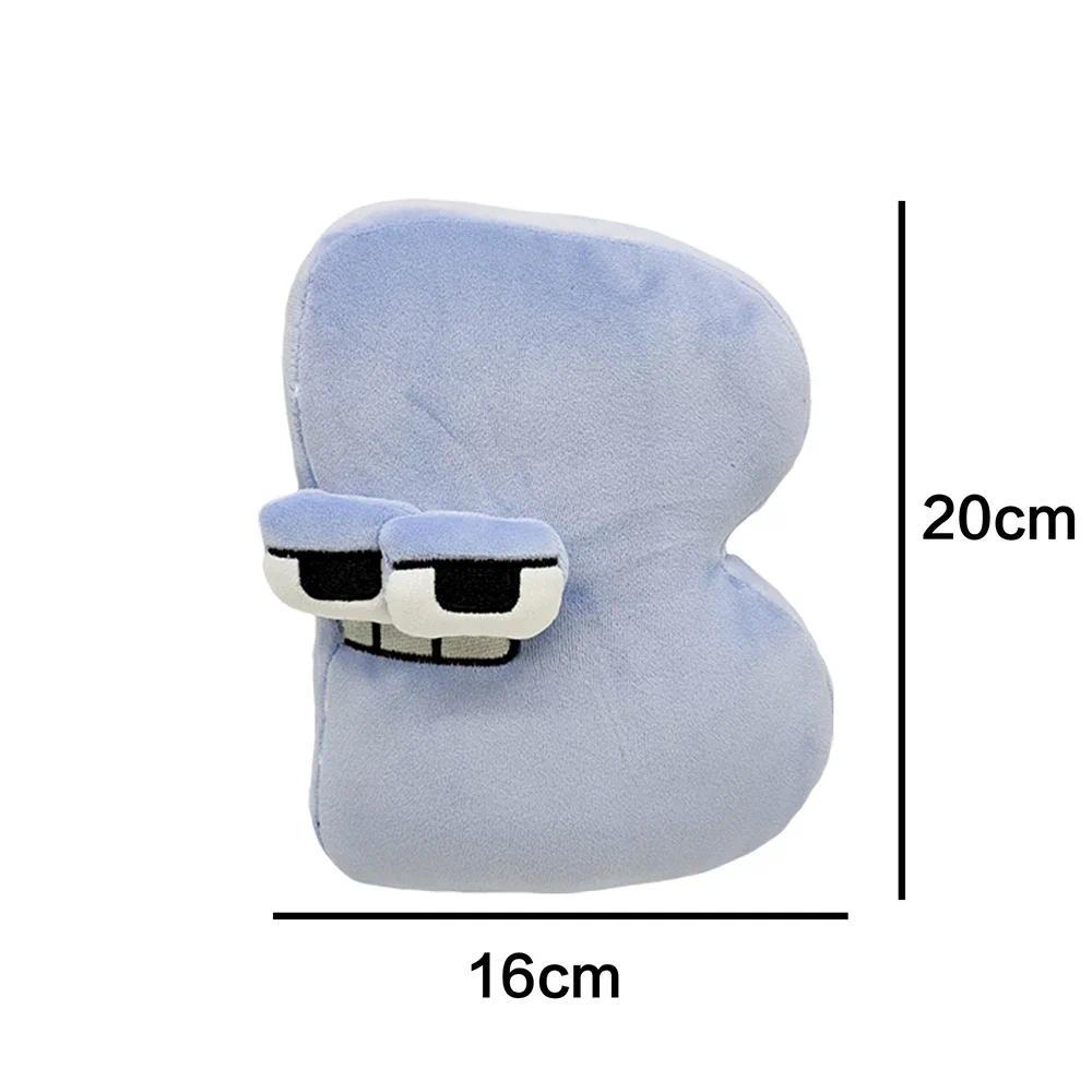 Alphabet Lore Plush Toy English Letter Stuffed Animal Plushie Doll Toys Gift for Kids ildren Educati