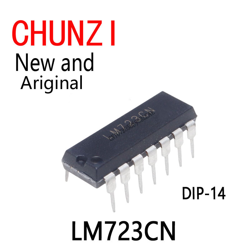10pcs New and Original Adjustable Positive Voltage Regulator IC UC723L LM723 MC1723CP DIP-14 LM723CN