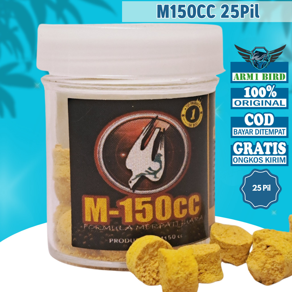 M150CC 25 PIL VITAMIN MERPATI SUPER Pil Dara Balap Bikin Napas Panjang Speed Maksimal Stamina Gahar
