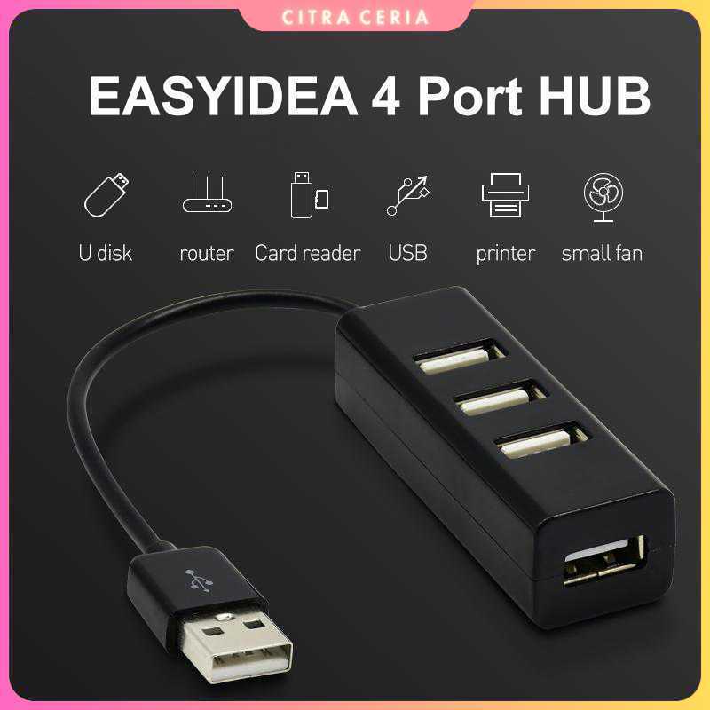 EASYIDEA Portable USB Hub - HB3004