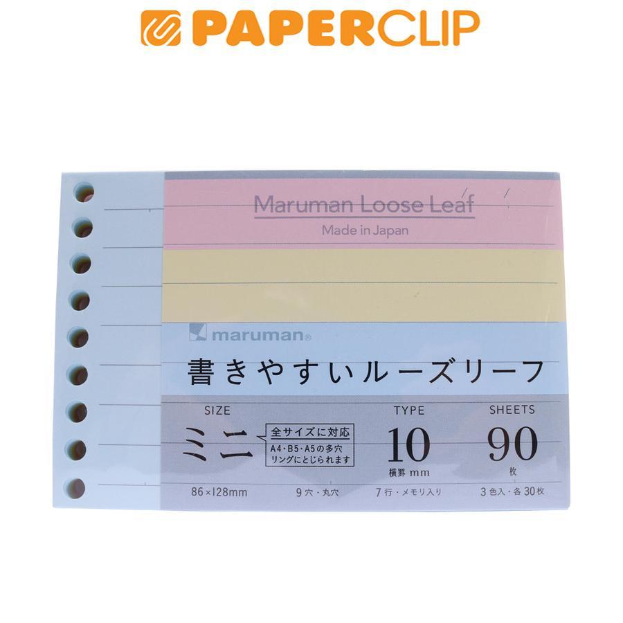 LOOSE LEAF MARUMAN L1434-99 MINI 3 COLOUR
