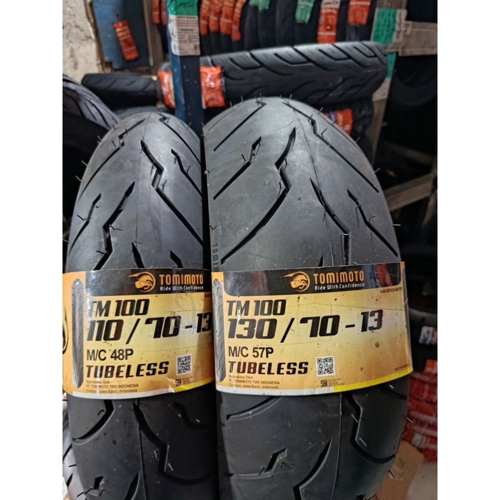 BAN TOMIMOTO TM100 130/70-13 110/70-13 TUBELESS