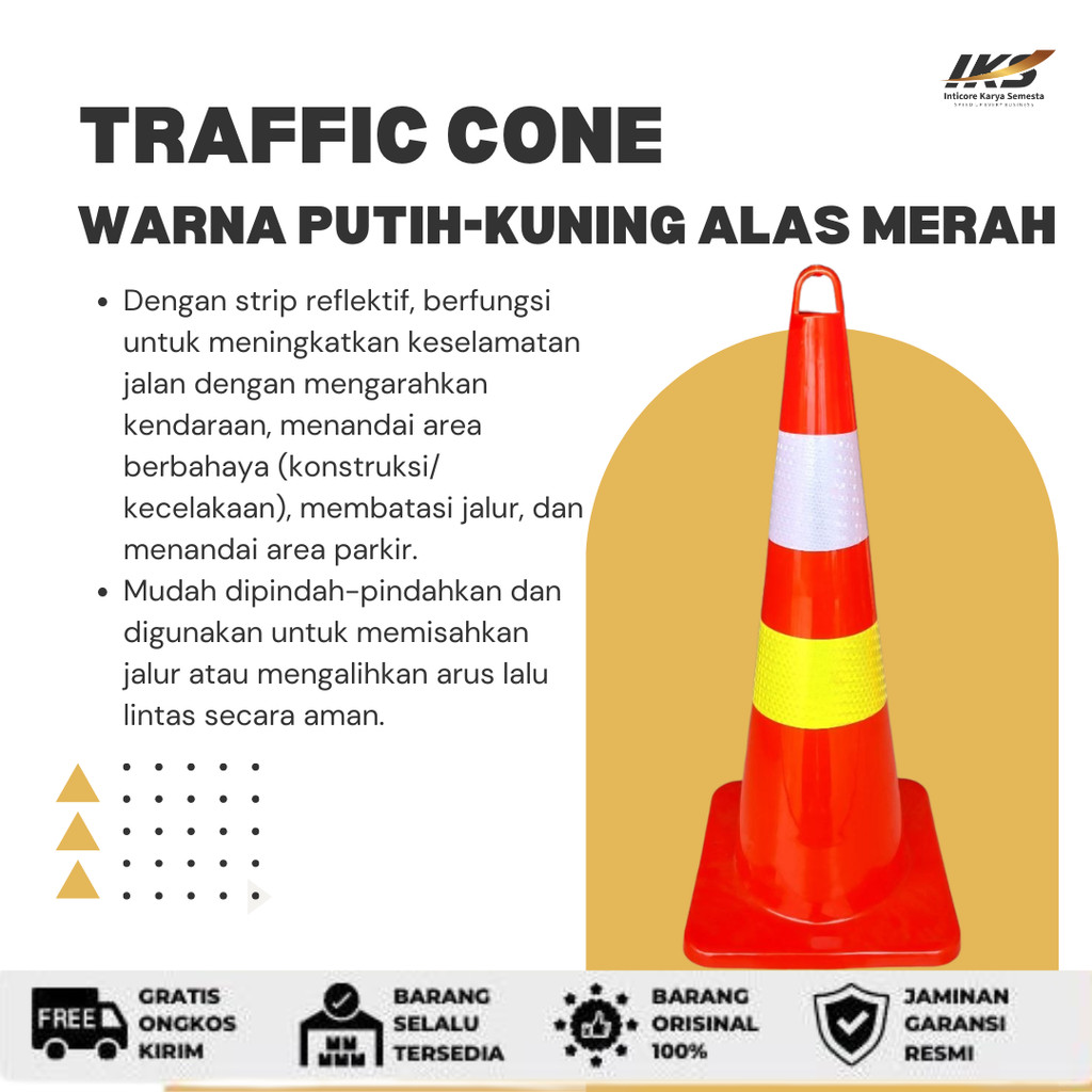 Traffic Cone / Kerucut Lalu Lintas