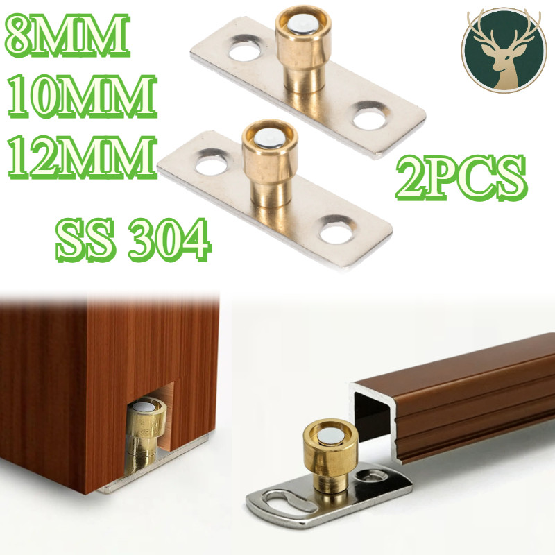 2PCS 8/10/12mm Roda Bawah Pintu Geser Lipat/ Multifungsi Roda Bawah Pintu Geser/ Pintu Geser Sliding