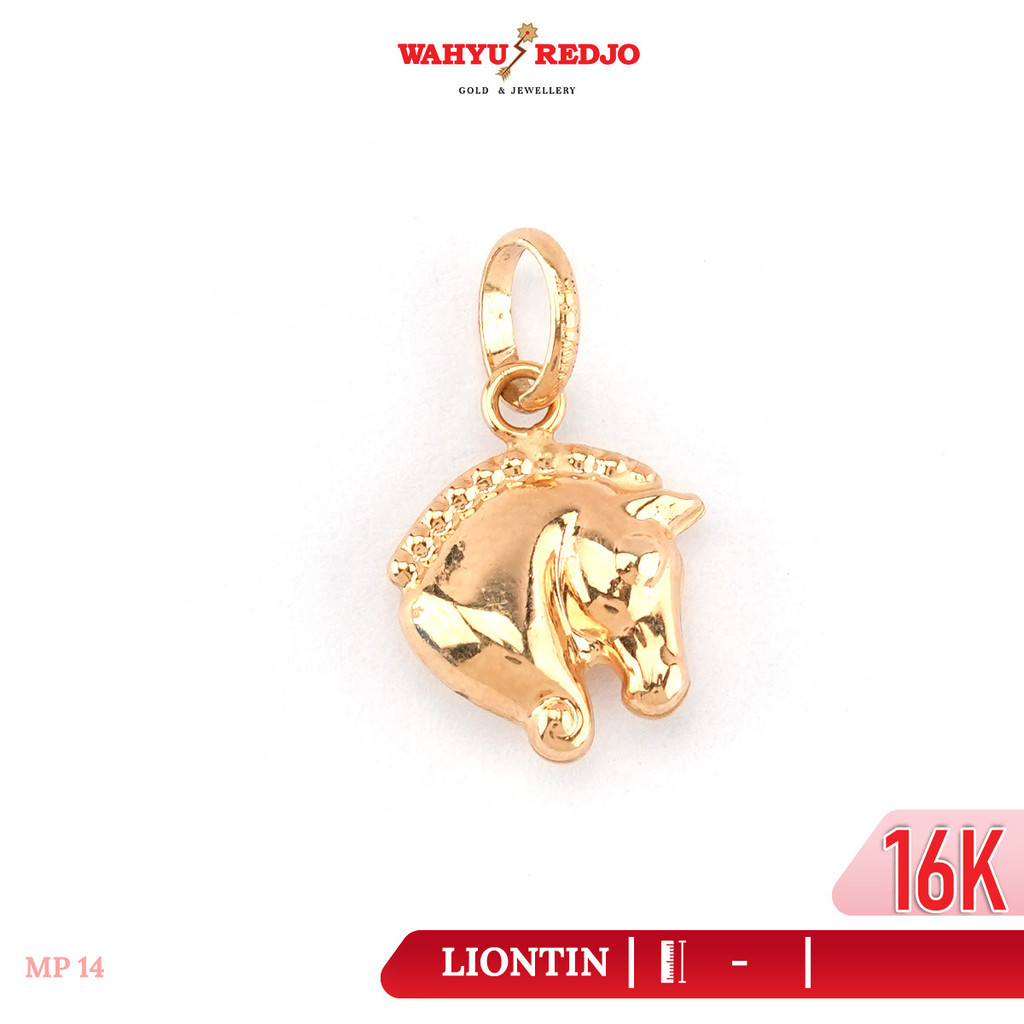 Liontin Emas Shio Kuda 16K LTS Wahyu Redjo Pameran