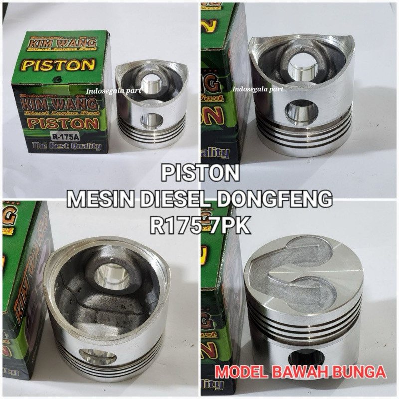 Piston Seher Rata Bunga Mesin Diesel Dongfeng R175 R175A 6PK 7PK