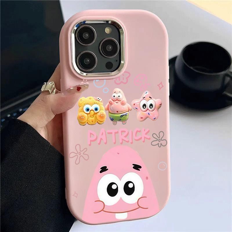 Case For Samsung A32 5G A34 M32 Soft Silicone Metal Chrome Lens Kartun Casing Murah