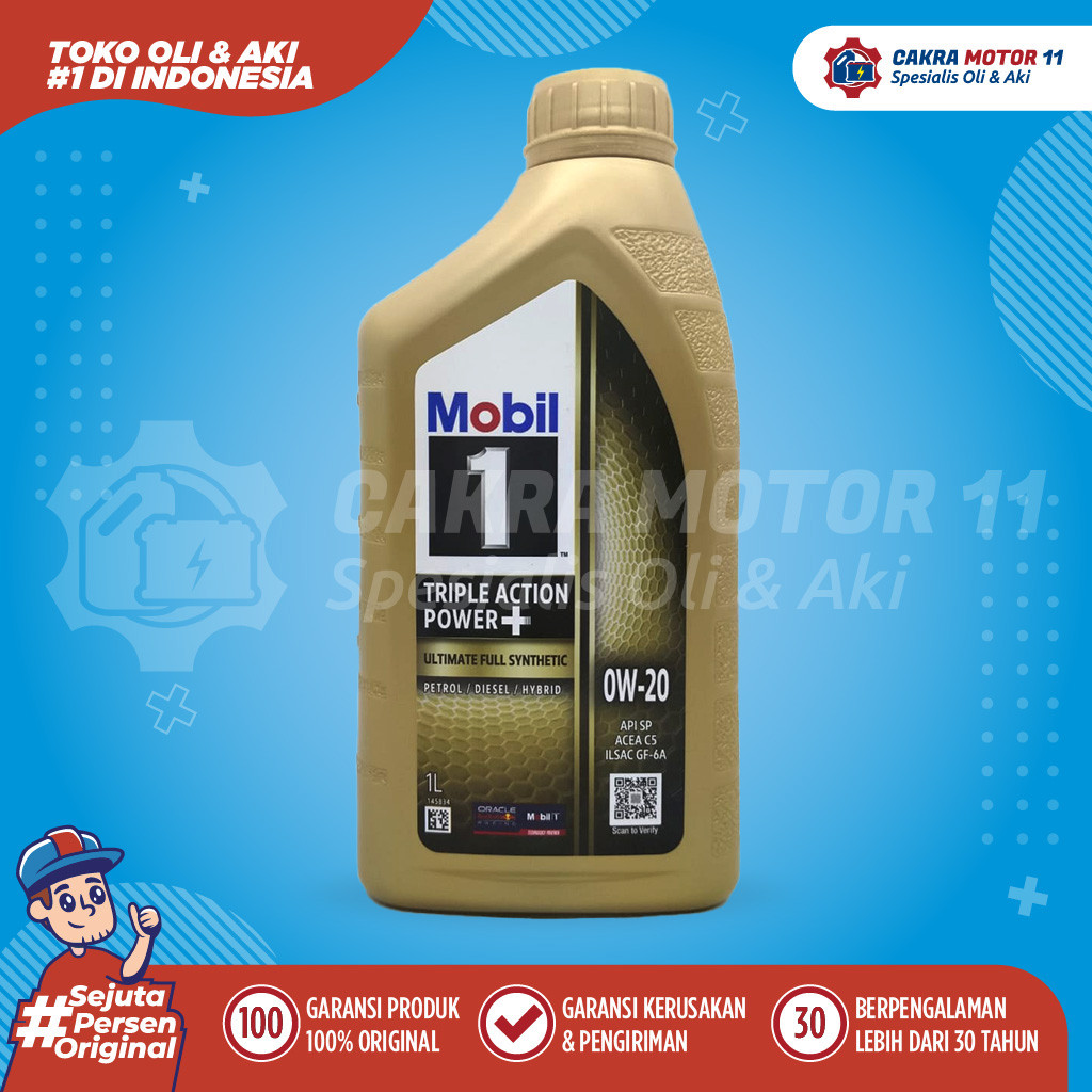 Mobil 1 Triple Action Power Plus 0w20 Sp 1lt