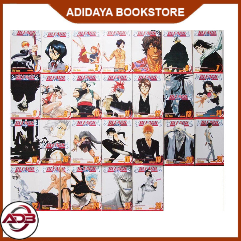 Komik Manga Bleach, 74 Books series (Engllish)