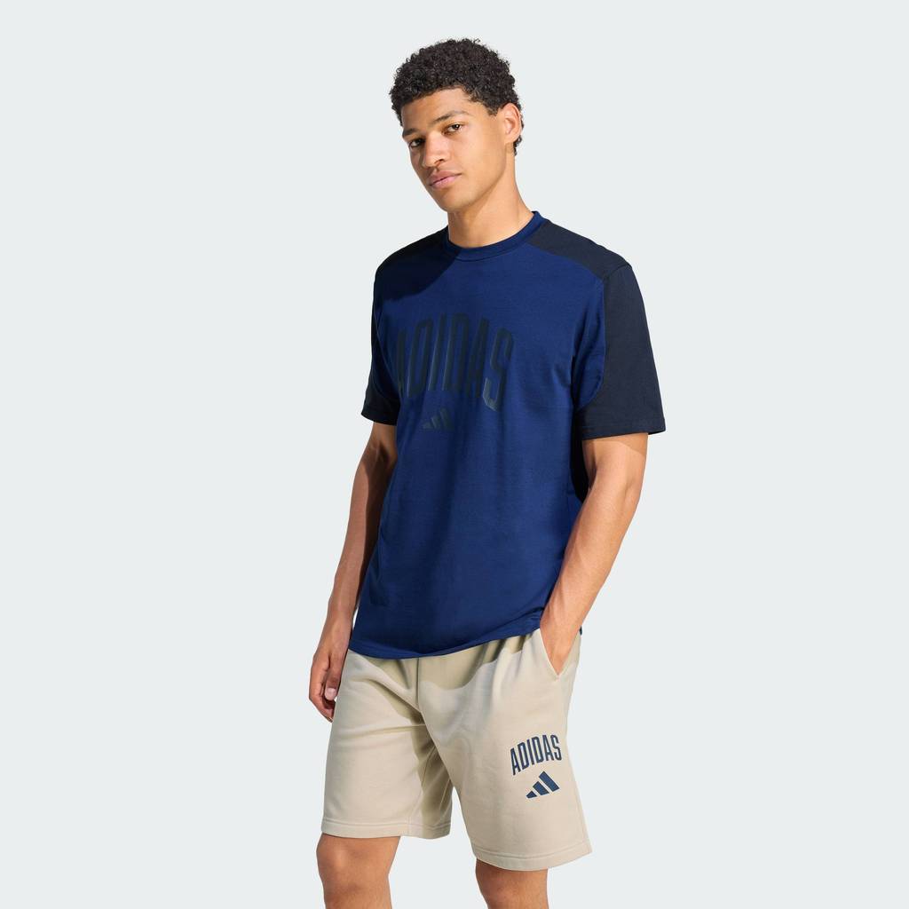 adidas Lifestyle COLLEGIATE T-SHIRT Men Blue KC3418
