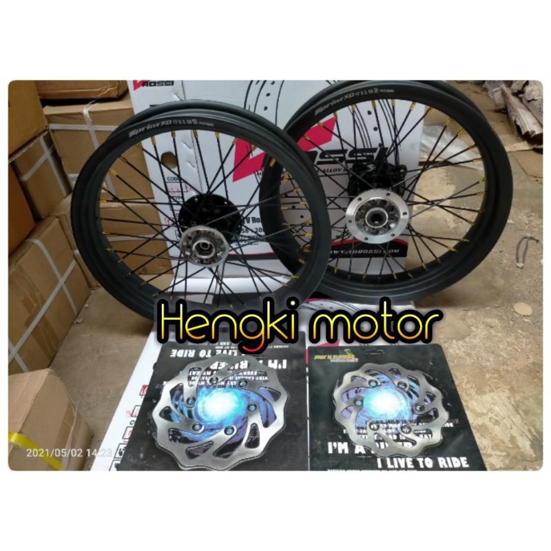 velg klx Supermoto UK 250/300x17 ring v Rossi XD