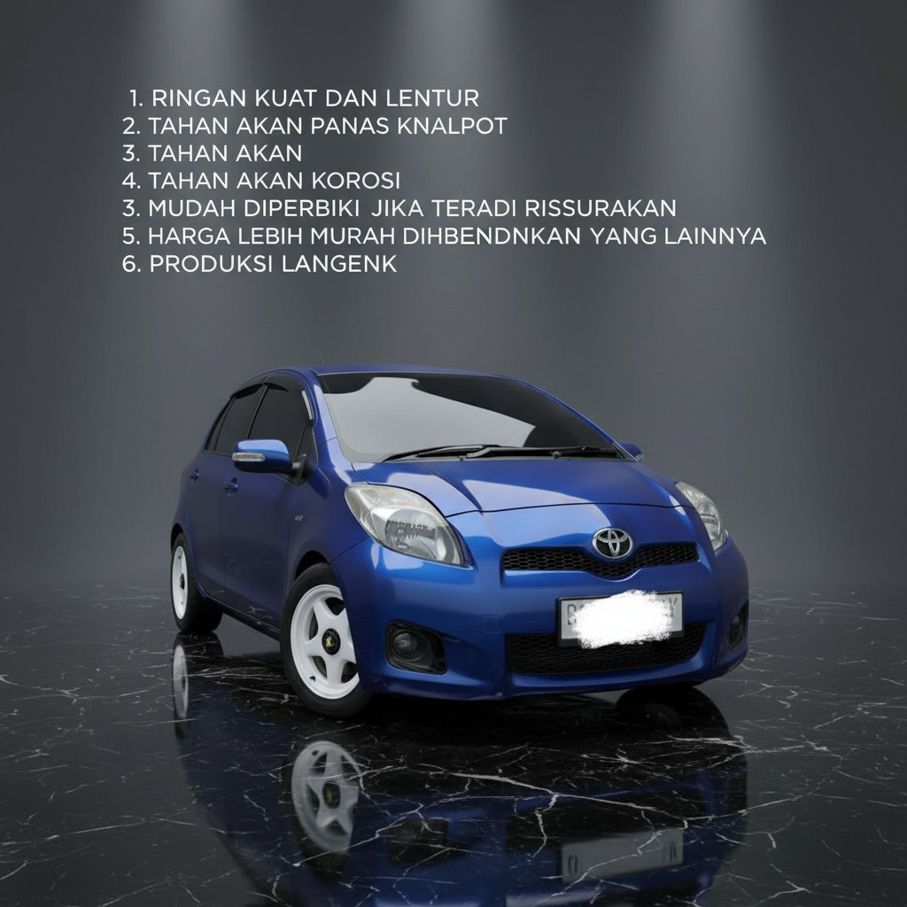 bodikit bumper bemper yaris depan yaris bakpao fiber duraflex