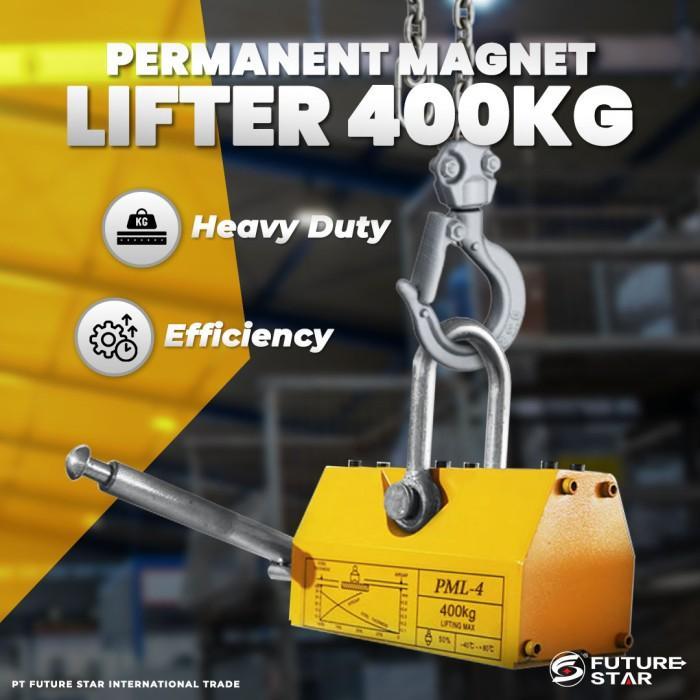 Permanent Magnet Lifter 400kg Magnetic Lifting Pengangkat Magnet