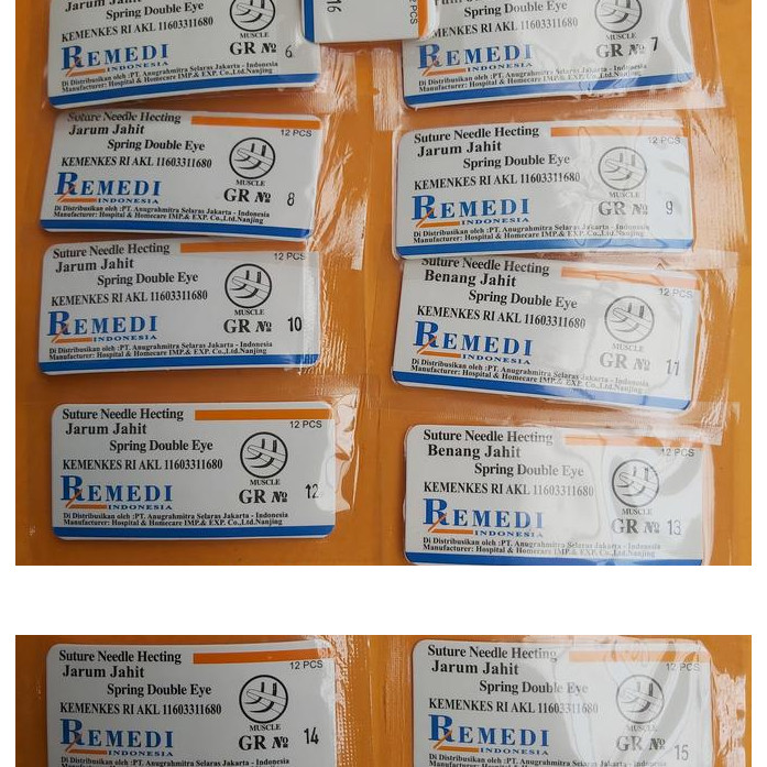 REMEDI - Jarum Jahit Otot (GR) / Hecting Nald REMEDI isi 12pcs