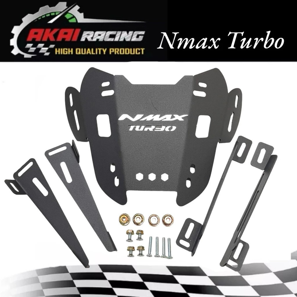 Breket Serpo Nmax Turbo,Nmax Neo Breket Geser Windshield Untuk Spion R25 Full Cnc Akai Racing - Lanc
