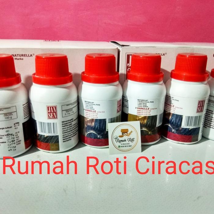 BAHAN KUE VANILA JANSEN 100GR PABRIK EXTRACT BOTOL PERASA VANILLA VANILI KUE