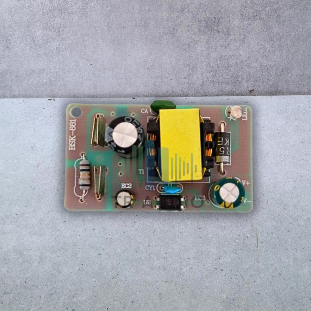 Fish Yummy Modul Smps 12V 2A Kit Psu Catu Daya 12Vdc 2A Input 220V Ac Lengkap Led Indikator