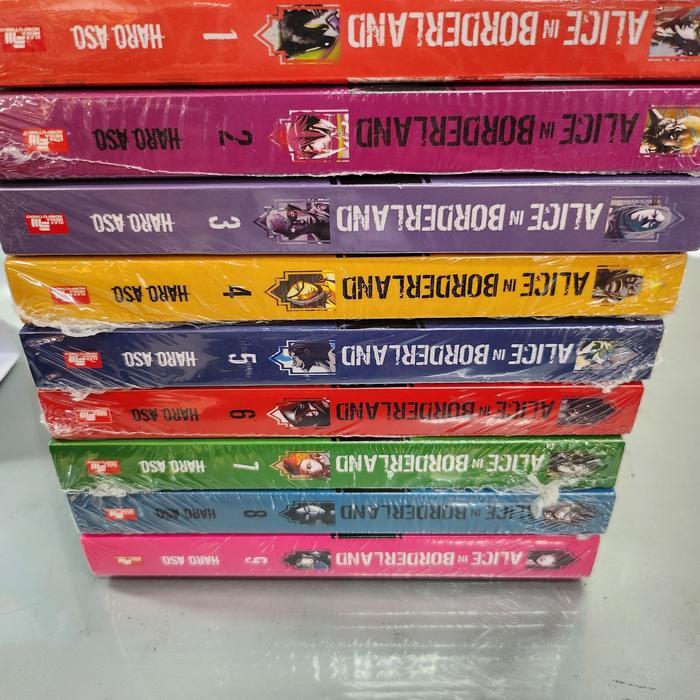 Komik Alice In Borderland set vol 1-9 segel  Bahasa Indonesia