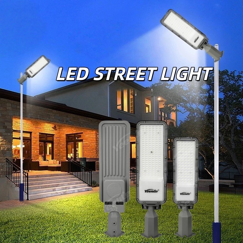 Yeelite - YKC RC 100 LED Street Light / Lampu Jalan Tenaga Panel Surya IP65 Waterproof 100Watt Alumi