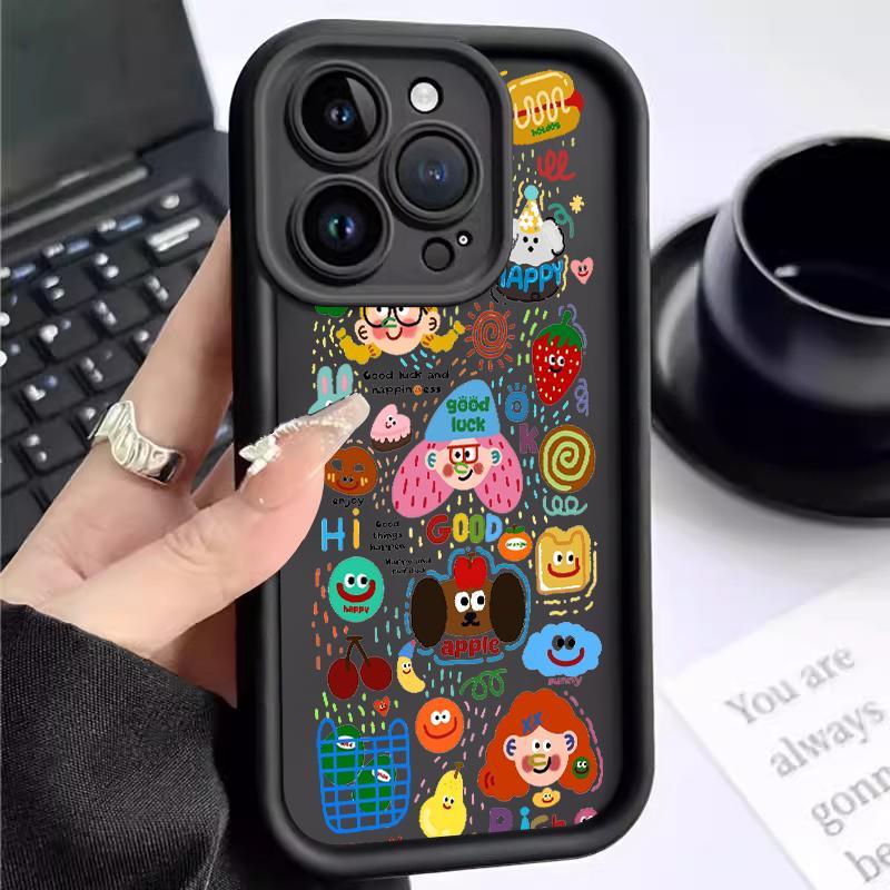 Casing Xiaomi Redmi Case Note 14 4G 5G Pro 5 Plus 6 6A 8 8A Dual Turbo 4 Camera Protective Soft TPU 