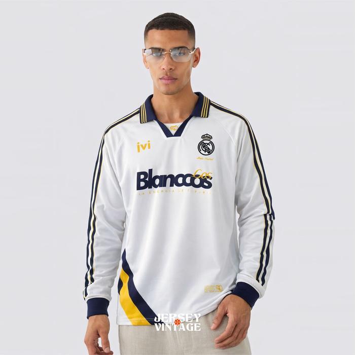 JVI JERSEY FANTASY REAL MADRID VINTAGE/ JERSEY CLASSIC/ JERSEY RETRO/ JERSEY BISA COD/ LENGAN PANJAN