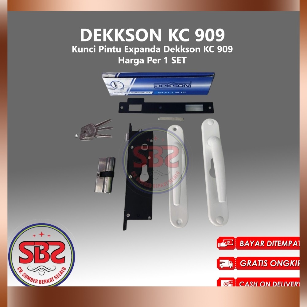 DEKSON DEKKSON KC909 Kunci Pintu Expanda Dekkson KC 909 White