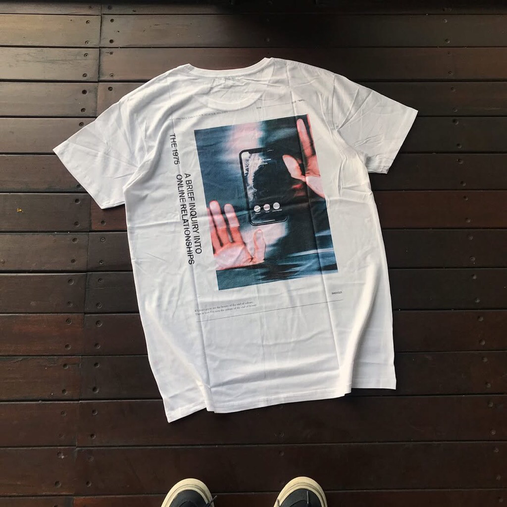 (COD) THE 1975 - ABIIOR SIDE FACE TIME TSHIRT WHITE