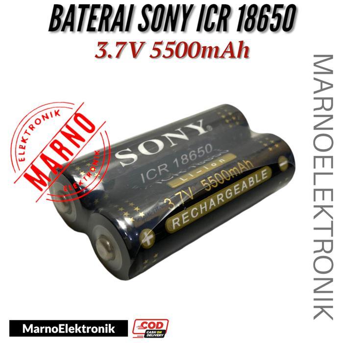 BATERAI CHARGER ICR 18650 Li-ion 3.7V 5500mAH SONY ASLI ORIGINAL ORI sperpart