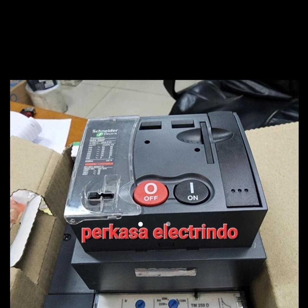 MCCB SCHNEIDER NSX250N 4P 250A KOMPLIT MOTORIZED