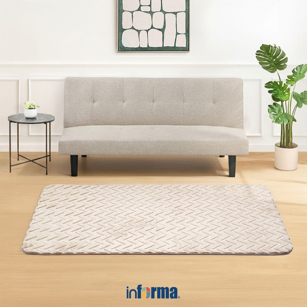 Informa Marcy Karpet Chevron Jaquard Alas Lantai Dekoratif Rug Permadani Karpet Rumah