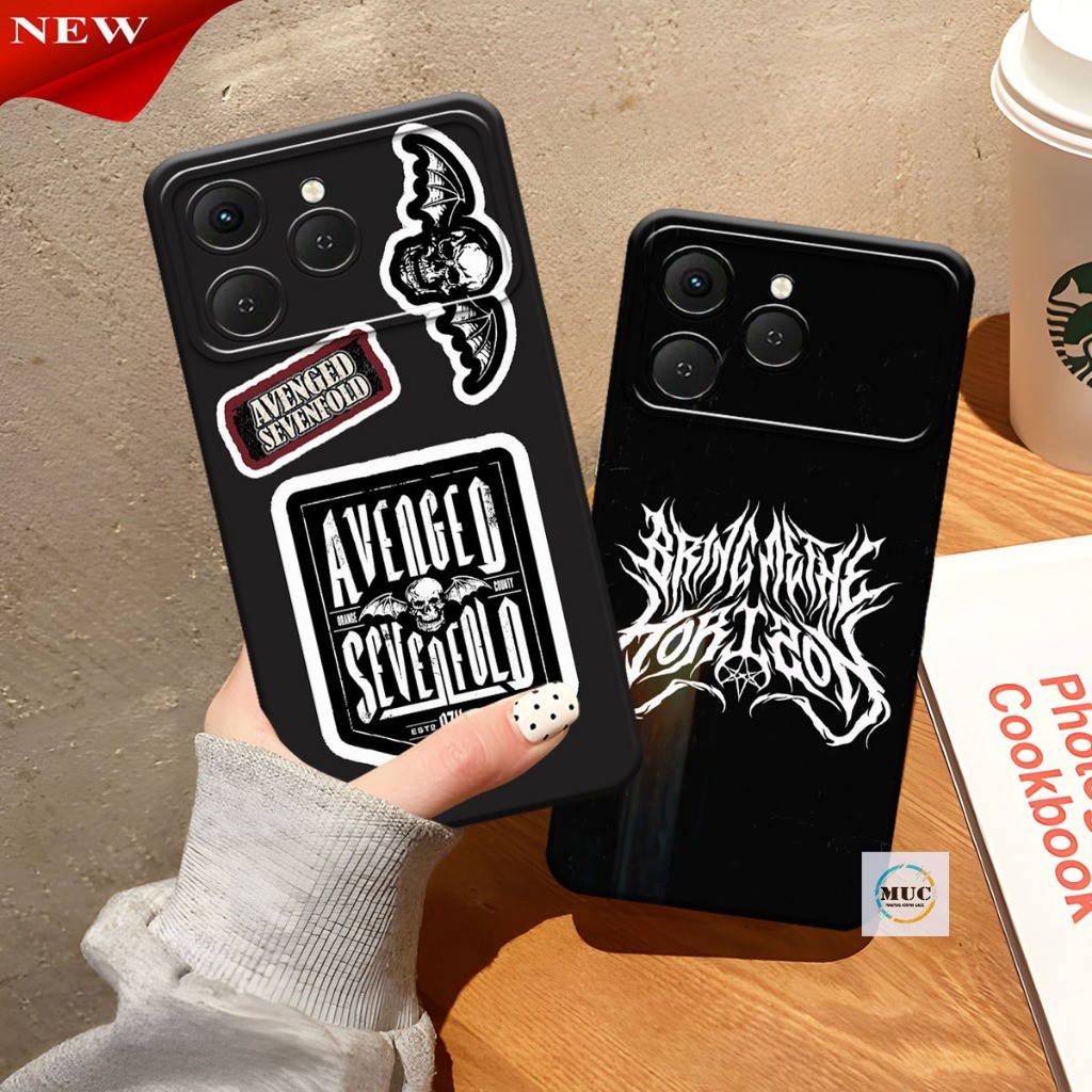 Kesing Tecno Spark 40 - Case Tecno Spark 40 - Casing Hp Terbaru 2025 - Case Hp Motif Avenged Sevenfo