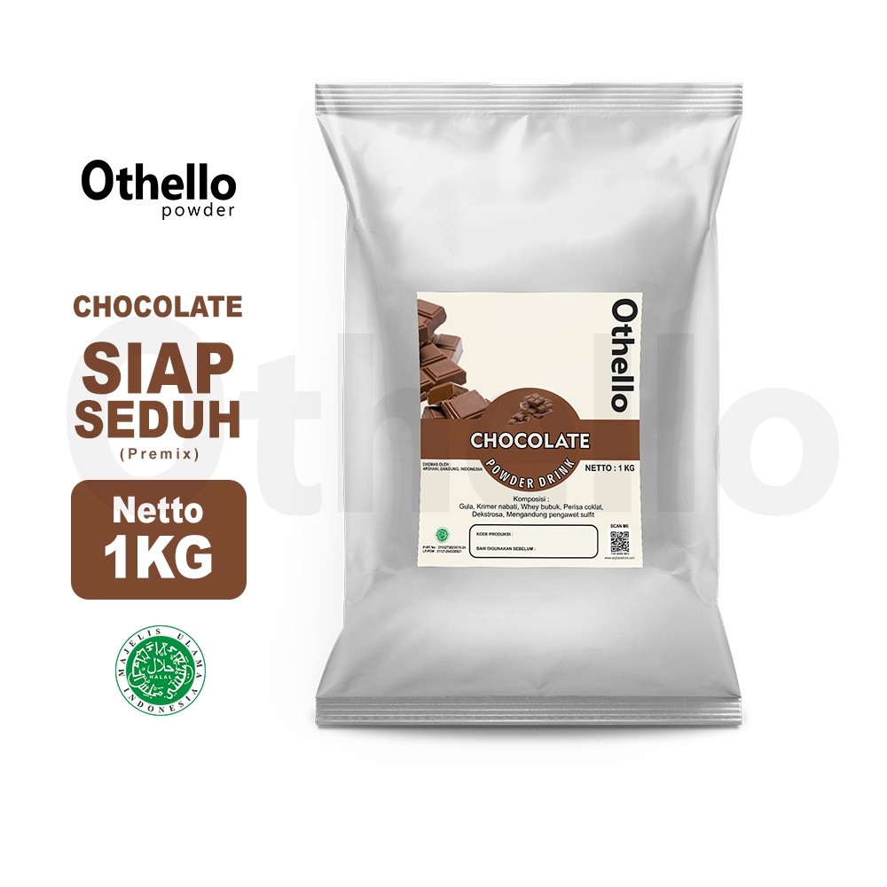 (SSDRA) Othello Powder Drink Bubuk Minuman Rasa Coklat Chocolate 1kg Serbuk Manis Premium Kekinian K