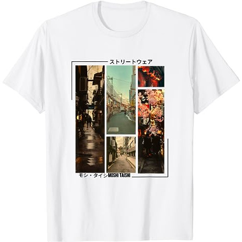 KAOS Retro Lofi Tokyo Japanese Streetwear Aesthetic Graphic T-Shirt